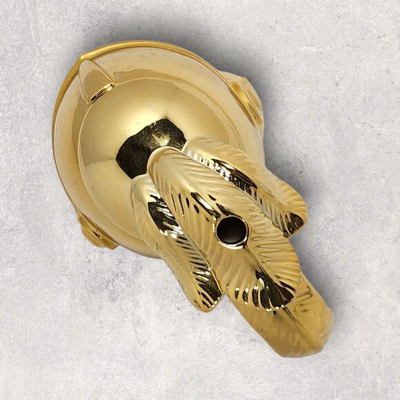 Midieval Times 2001 Gold Knight Helmet Mug Rare Sculptural Souvenir Goblet Cup - Picture 5 of 12